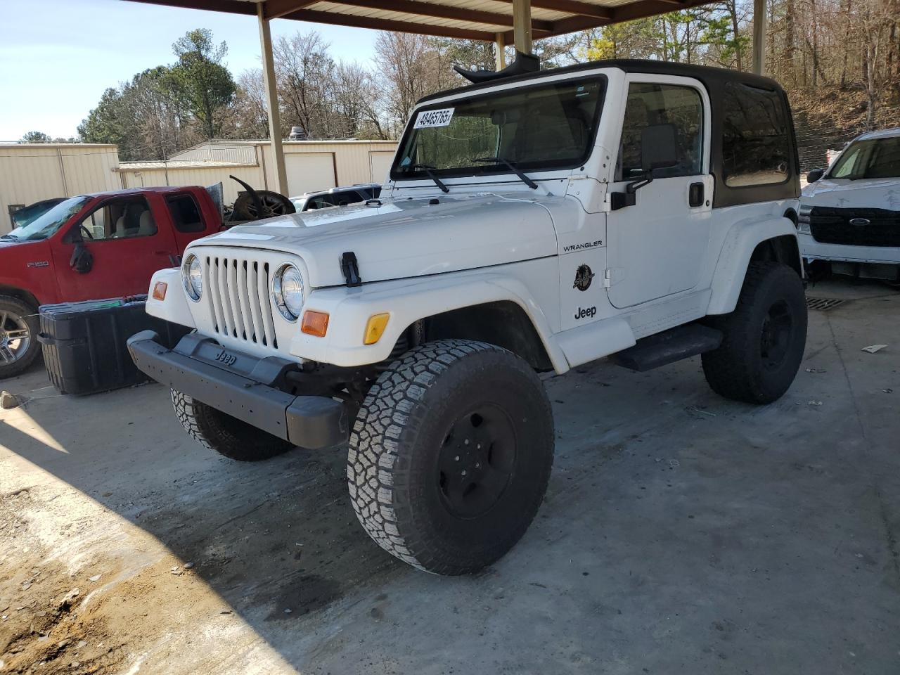 2002 Jeep Wrangler / Tj Sahara VIN: 1J4FA59S52P736364 Lot: 48465765