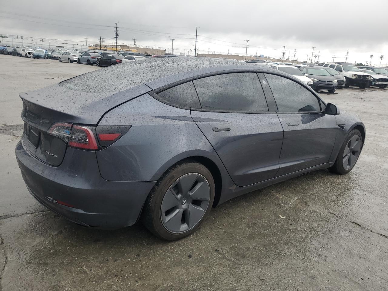 2022 Tesla Model 3 VIN: 5YJ3E1EBXNF206787 Lot: 49070325