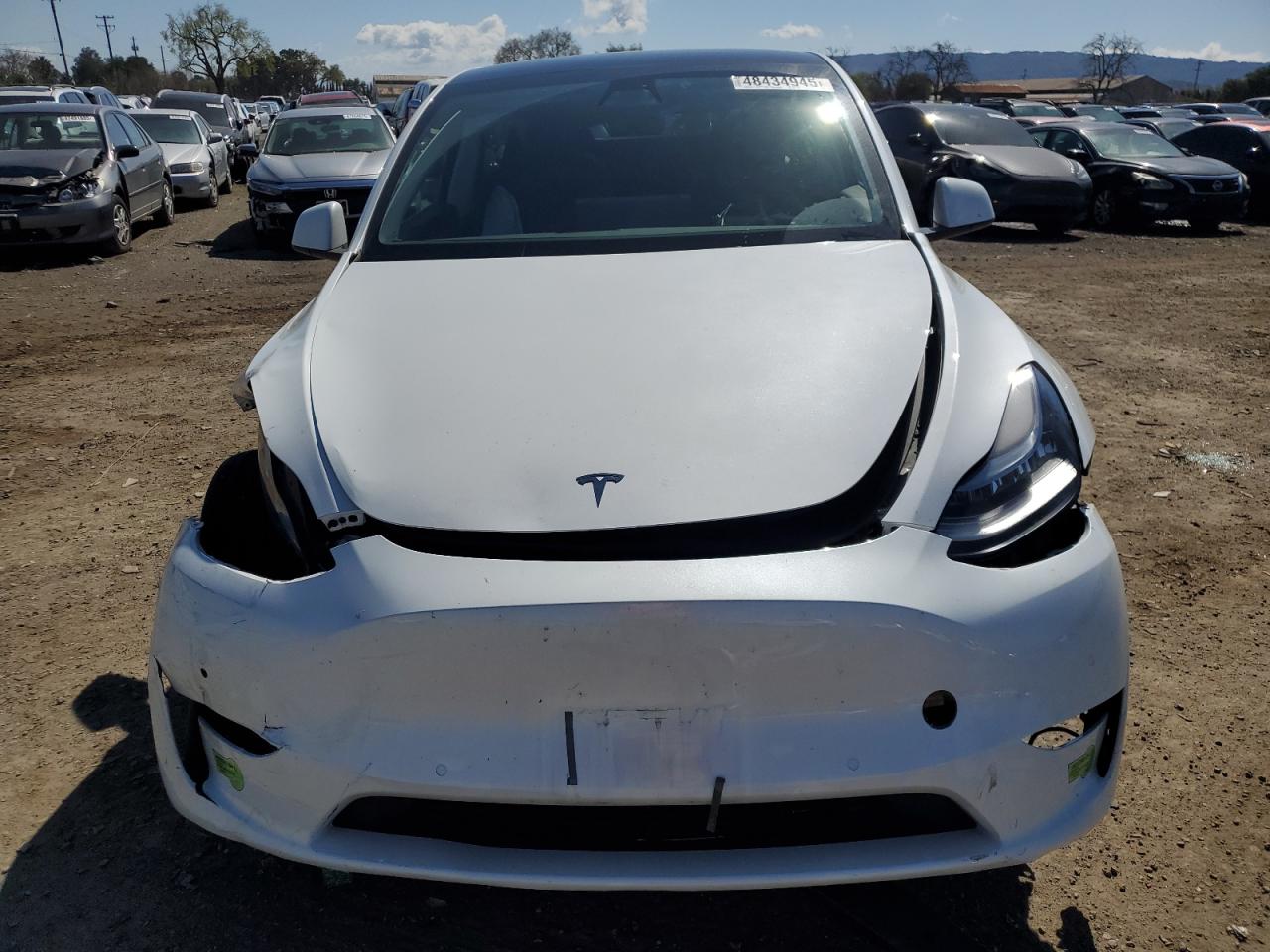 2021 Tesla Model Y VIN: 5YJYGDEEXMF274095 Lot: 48434945