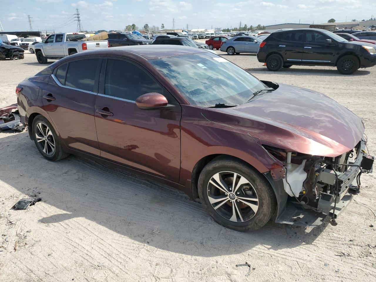 3N1AB8CV1NY287868 2022 Nissan Sentra Sv