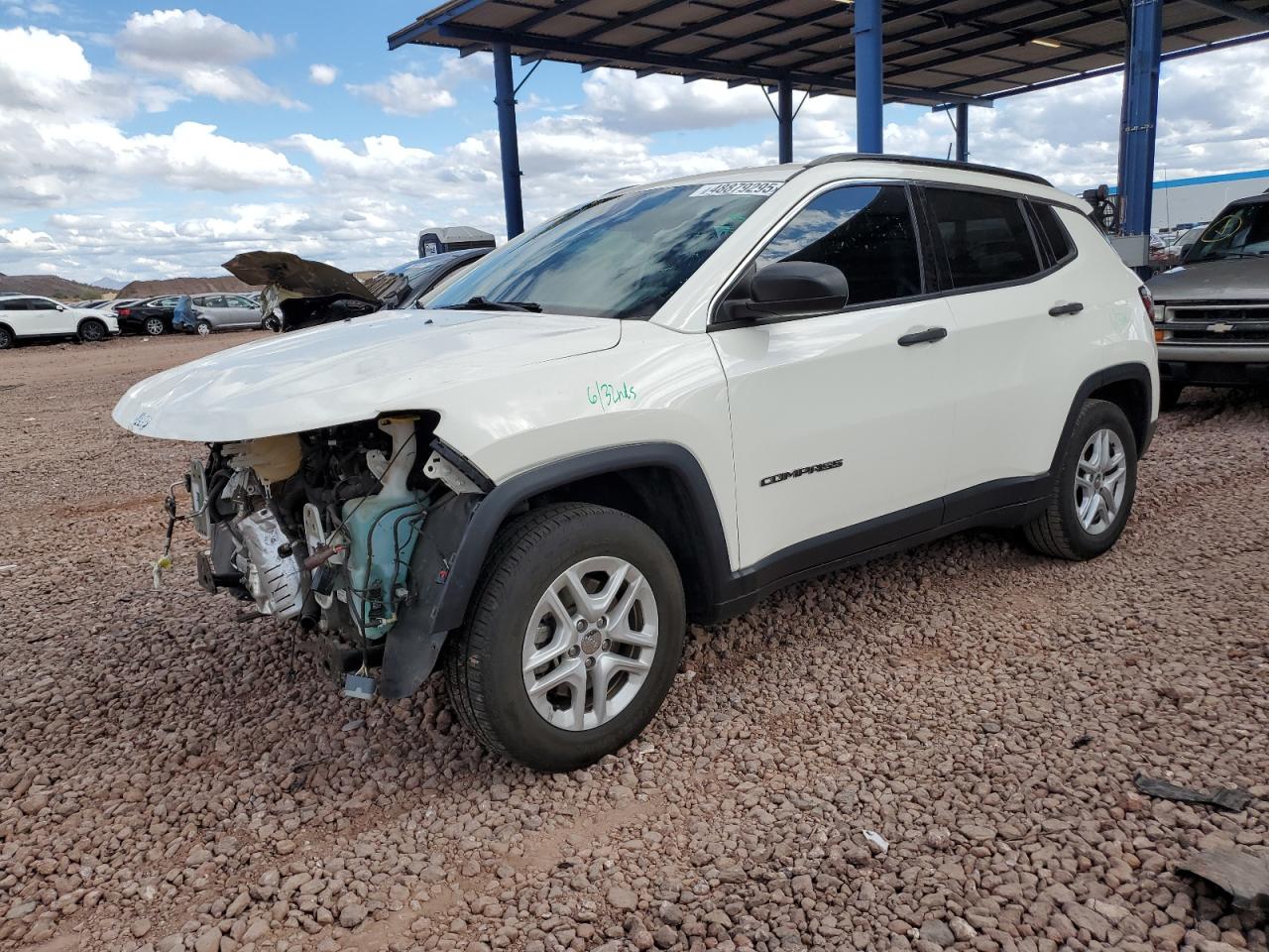 2019 Jeep Compass Sport VIN: 3C4NJCAB1KT736844 Lot: 48879295