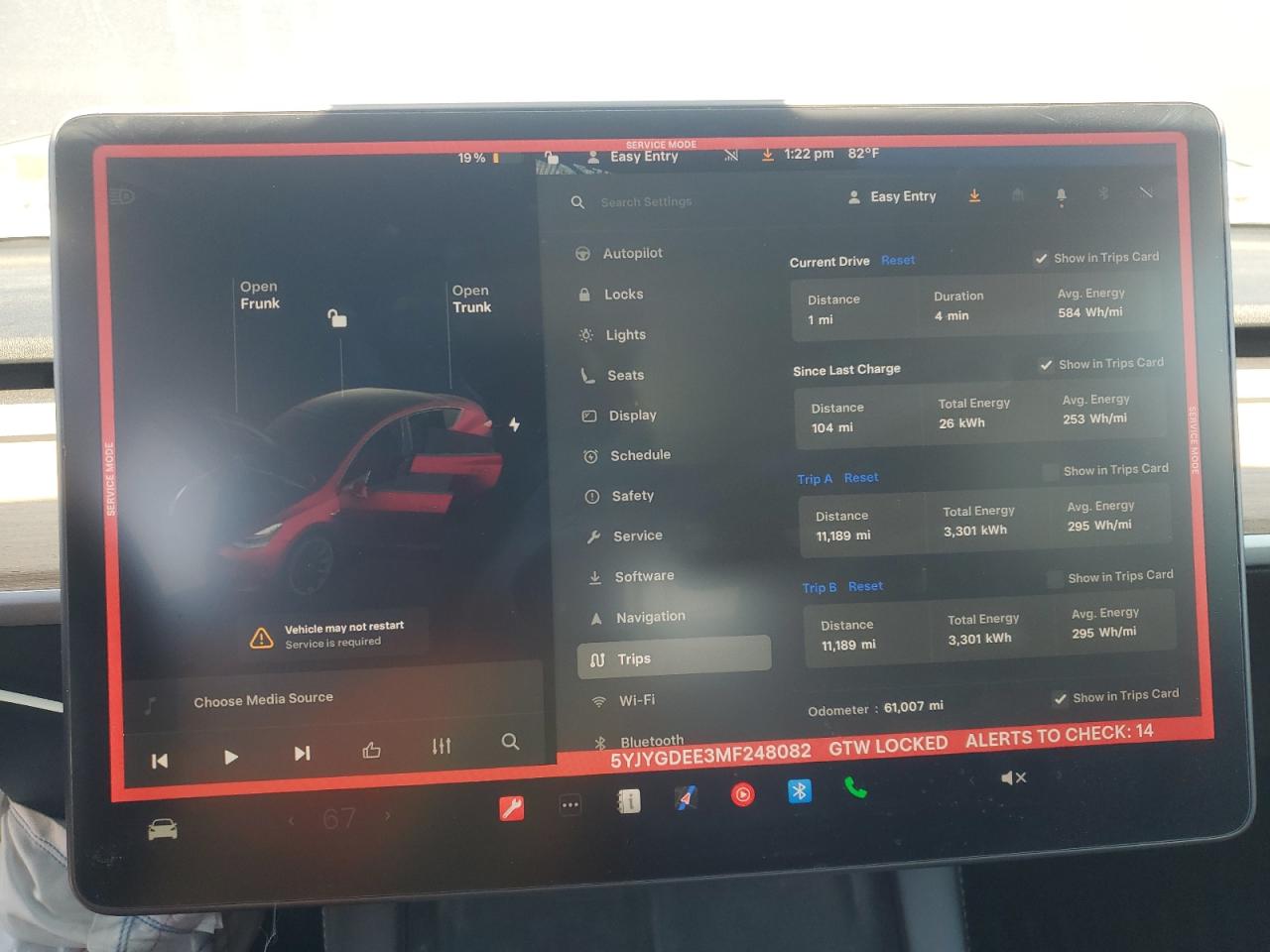 5YJYGDEE3MF248082 2021 Tesla Model Y