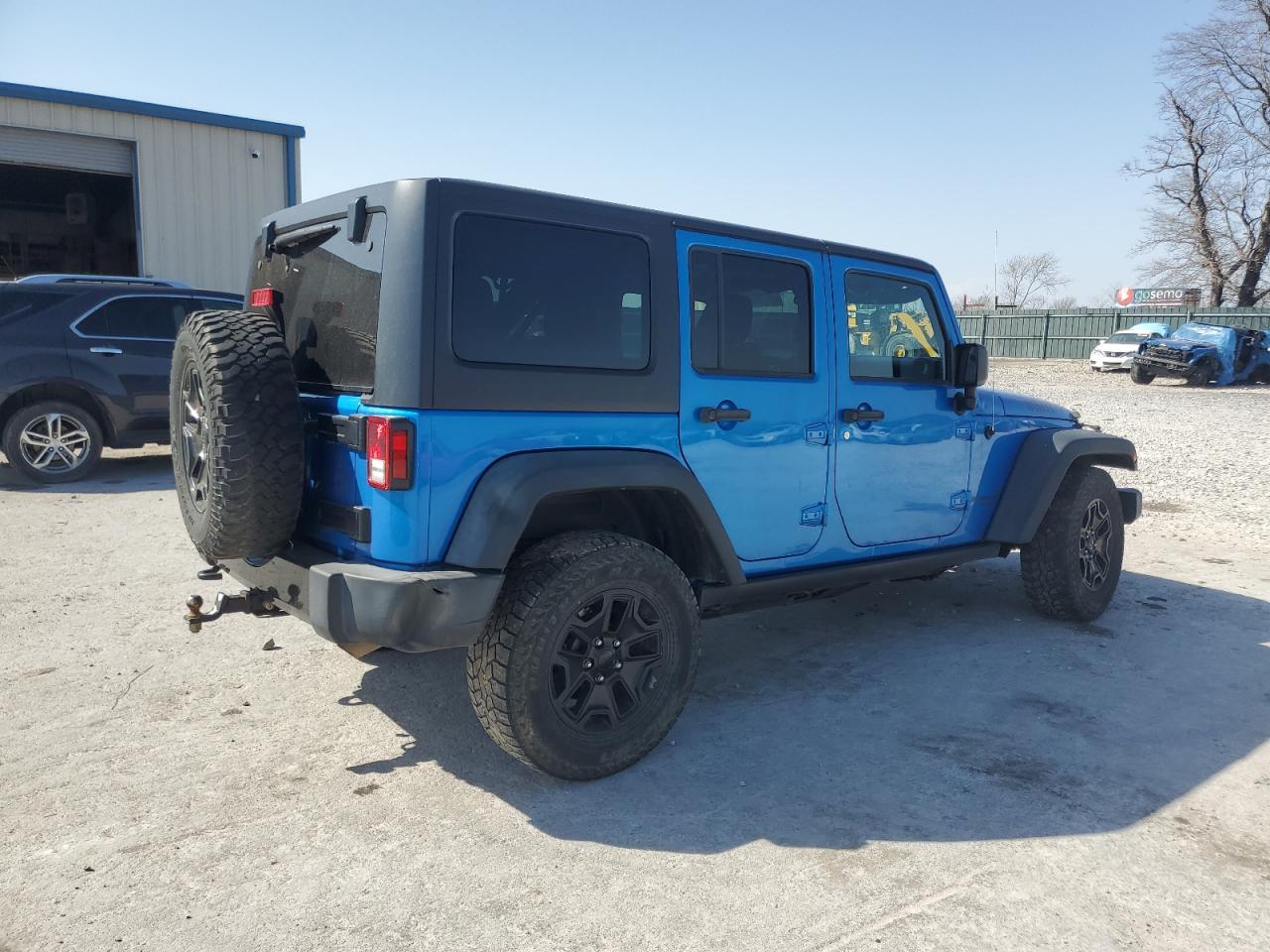 2016 Jeep Wrangler Unlimited Sport VIN: 1C4BJWDG3GL296463 Lot: 49215375