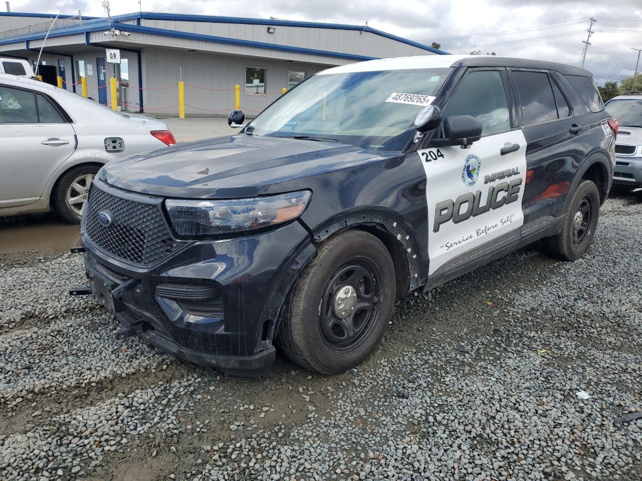 2021 Ford Explorer Police Interceptor VIN: 1FM5K8AW7MNA04682 Lot: 48769265