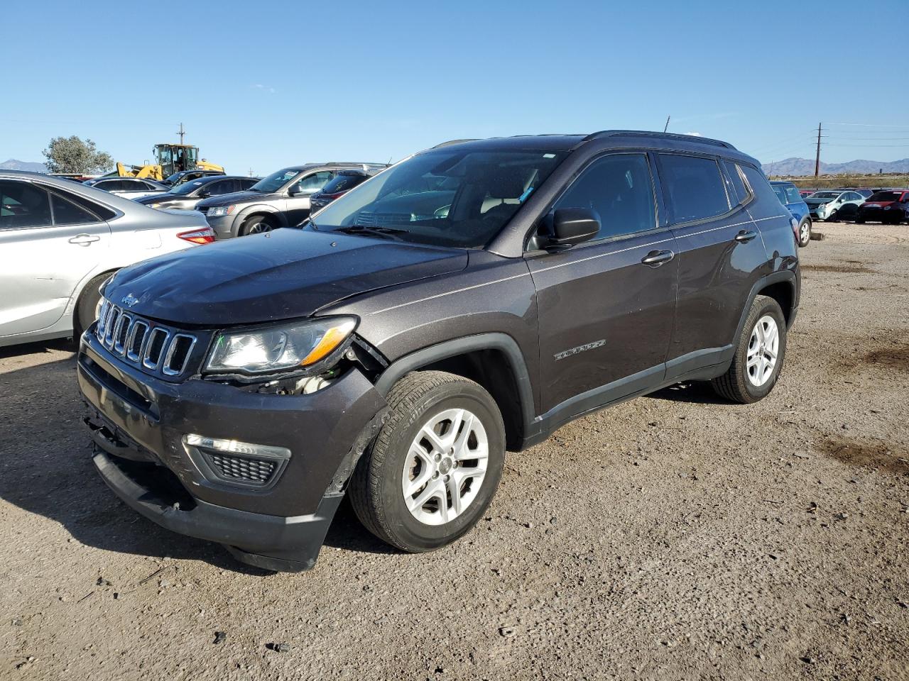 2018 Jeep Compass Sport VIN: 3C4NJCAB7JT250795 Lot: 48939925