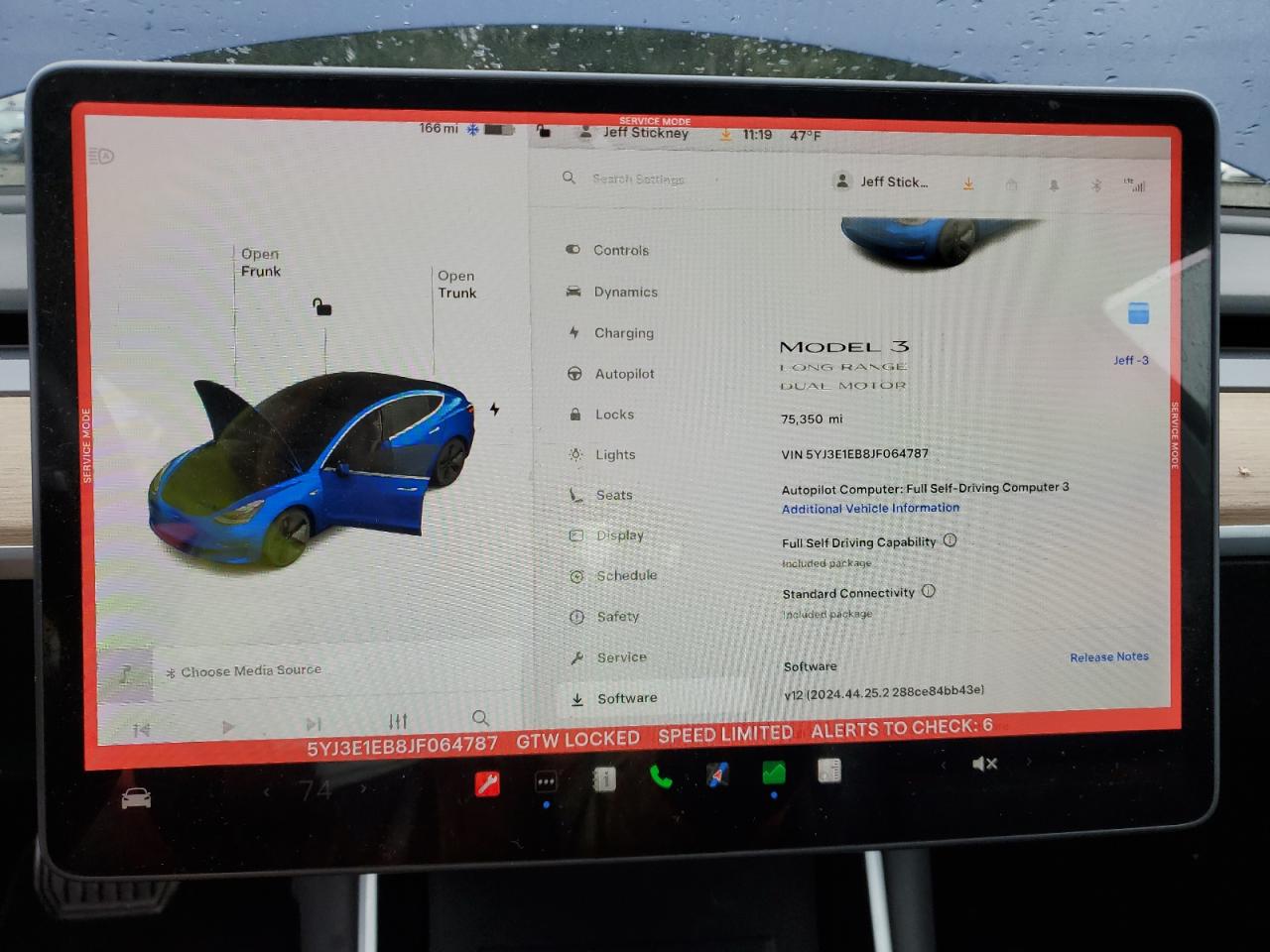 5YJ3E1EB8JF064787 2018 Tesla Model 3