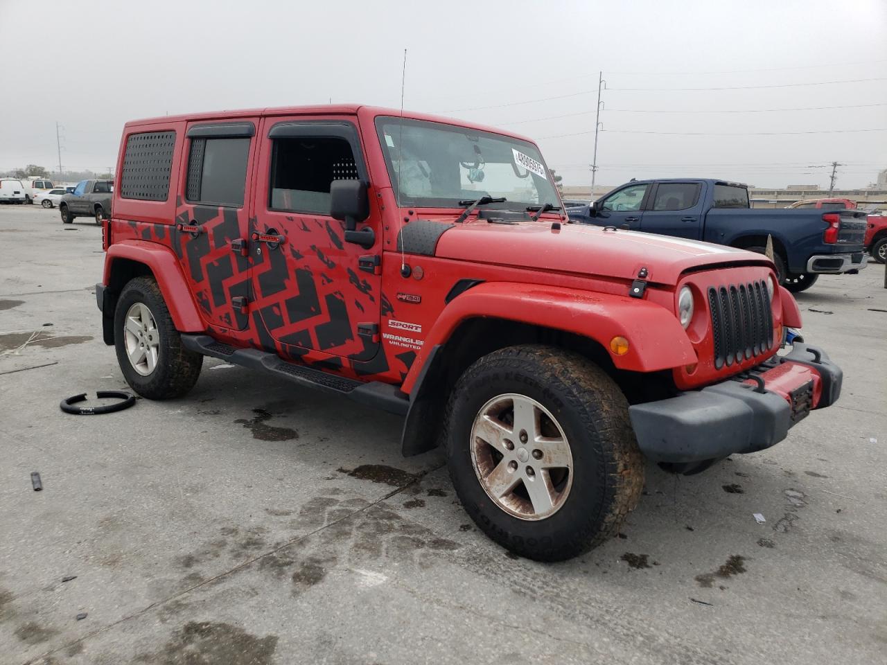 2012 Jeep Wrangler Unlimited Sport VIN: 1C4BJWKGXCL102296 Lot: 48905975