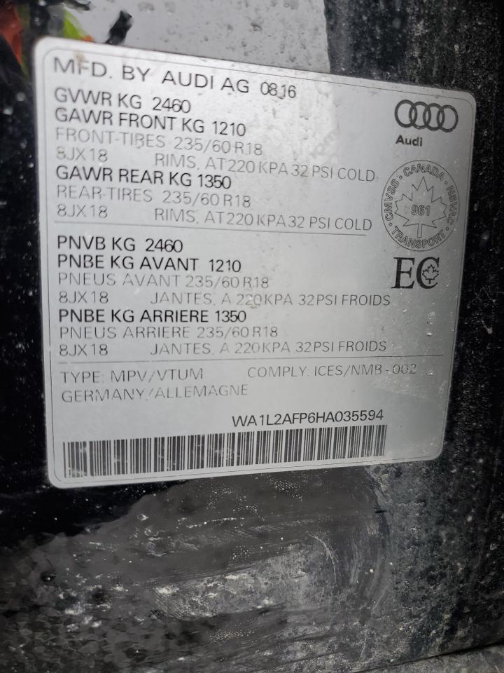 WA1L2AFP6HA035594 2017 Audi Q5 Premium Plus