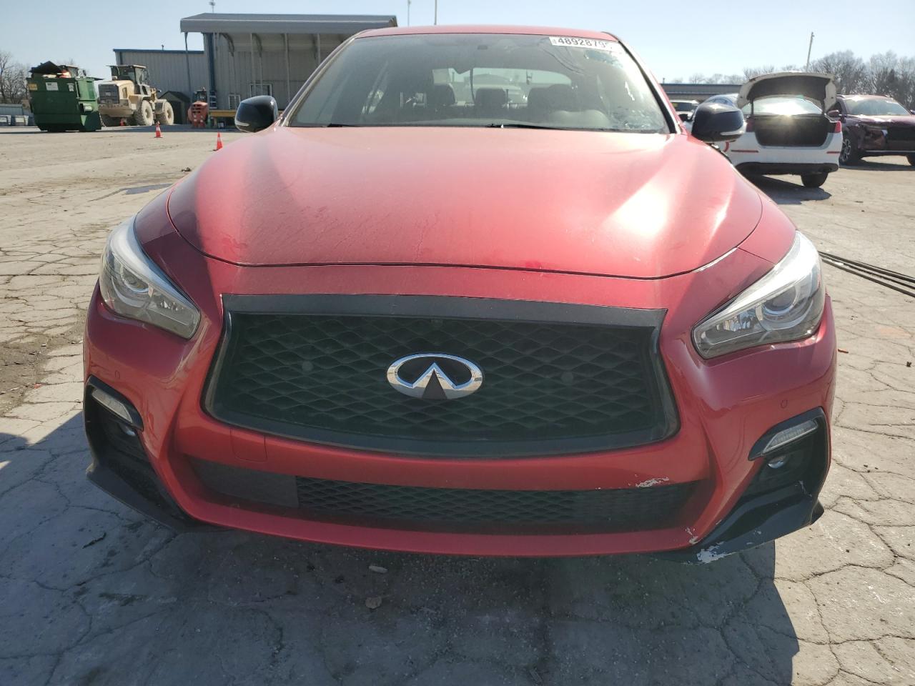 2022 Infiniti Q50 Red Sport 400 VIN: JN1FV7DR8NM390216 Lot: 48928795