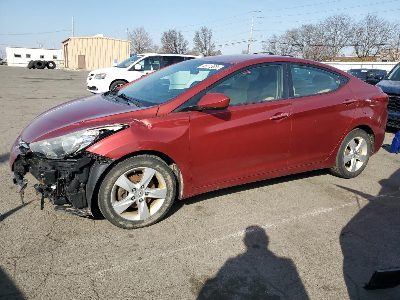 2013 Hyundai Elantra Gls VIN: 5NPDH4AE0DH224986 Lot: 48313285