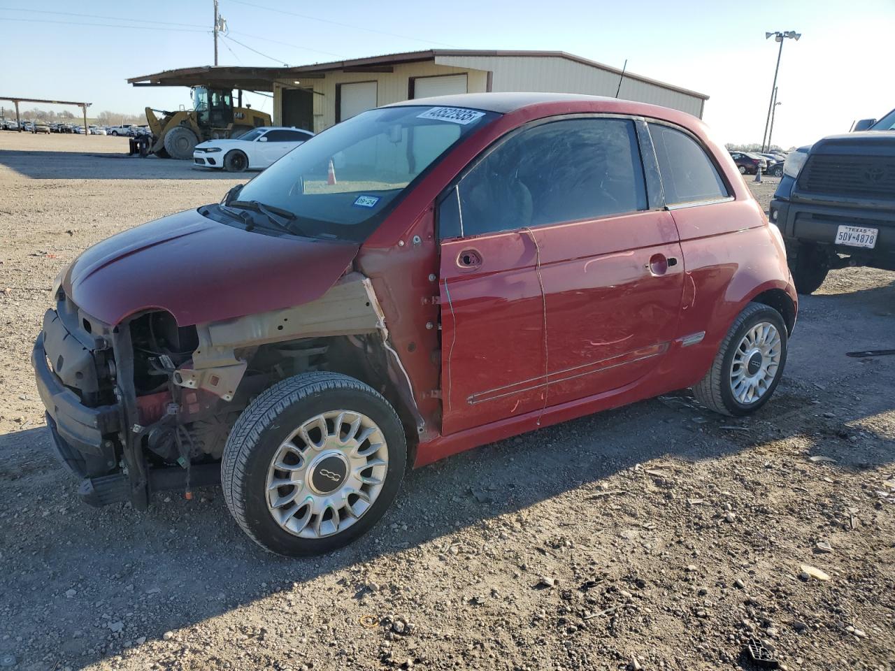 2012 Fiat 500 Lounge VIN: 3C3CFFCR8CT117989 Lot: 48522935