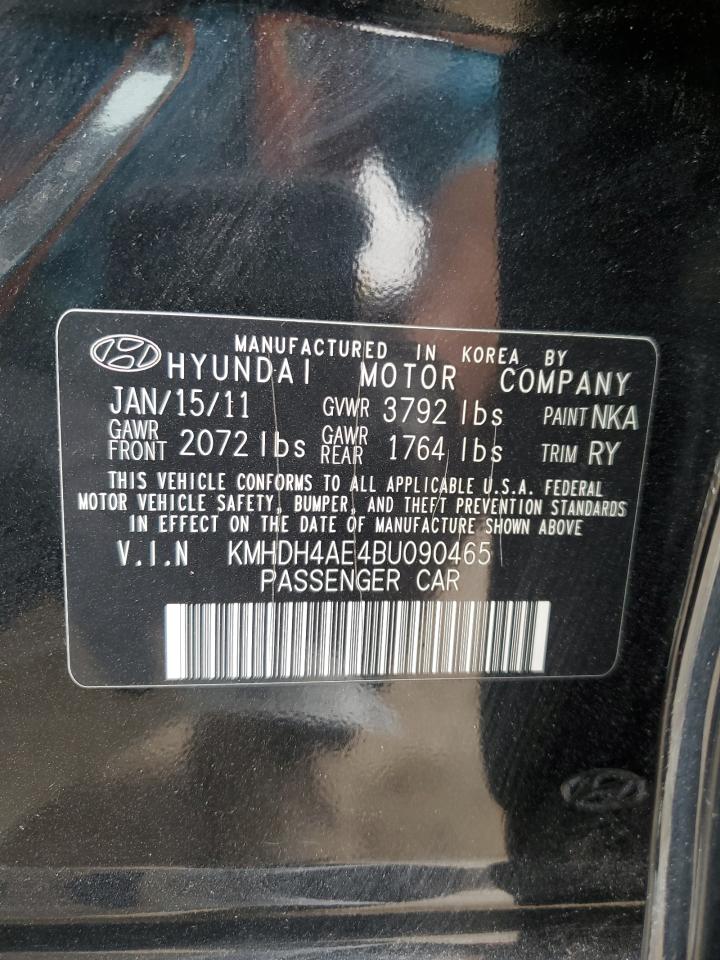 2011 Hyundai Elantra Gls VIN: KMHDH4AE4BU090465 Lot: 48706595