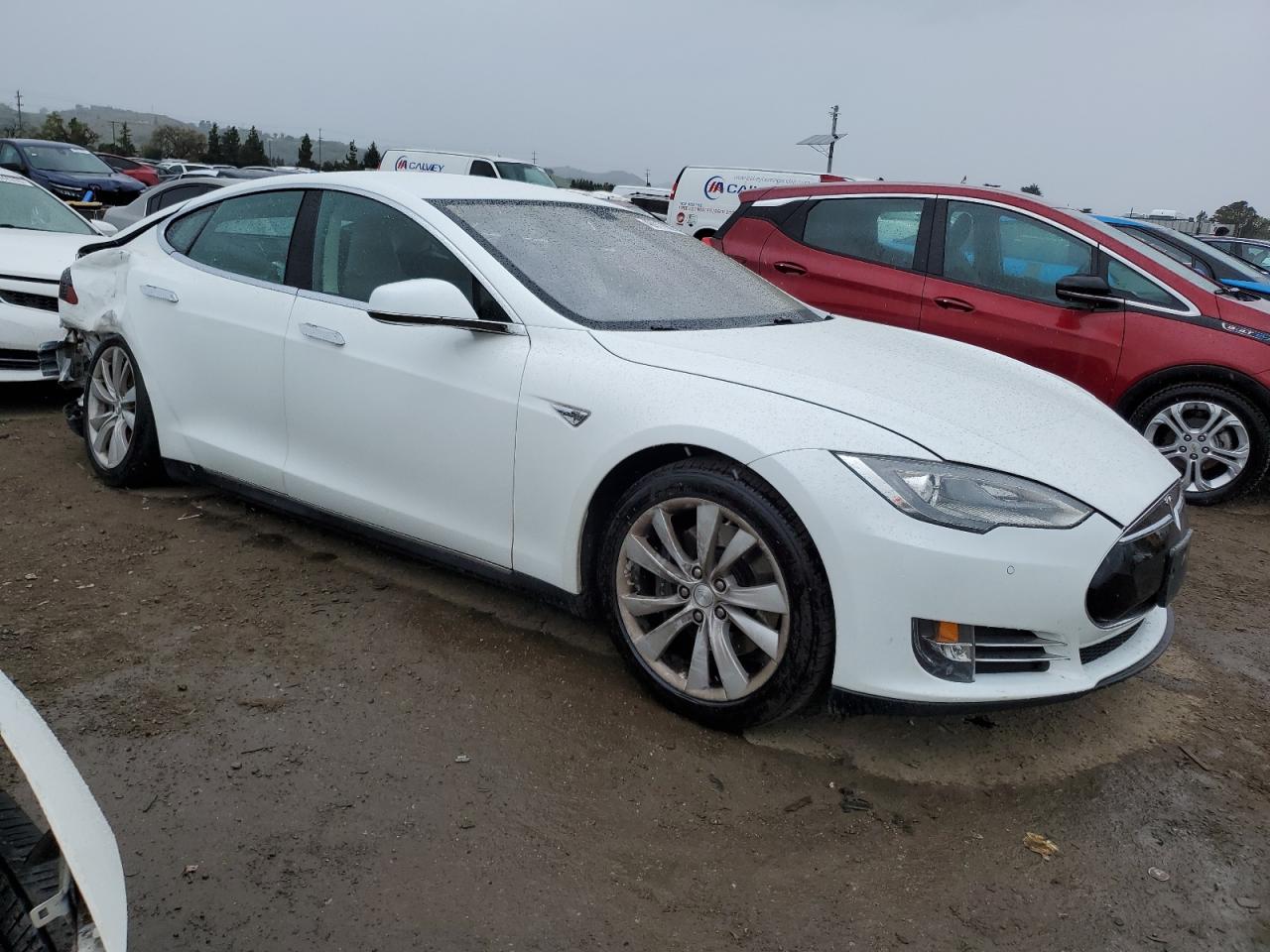 2014 Tesla Model S VIN: 5YJSA1H19EFP48568 Lot: 48917655