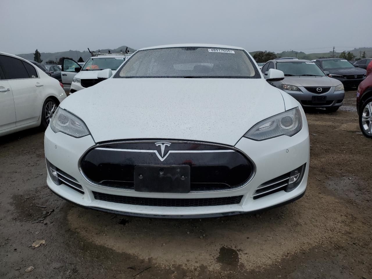 2014 Tesla Model S VIN: 5YJSA1H19EFP48568 Lot: 48917655