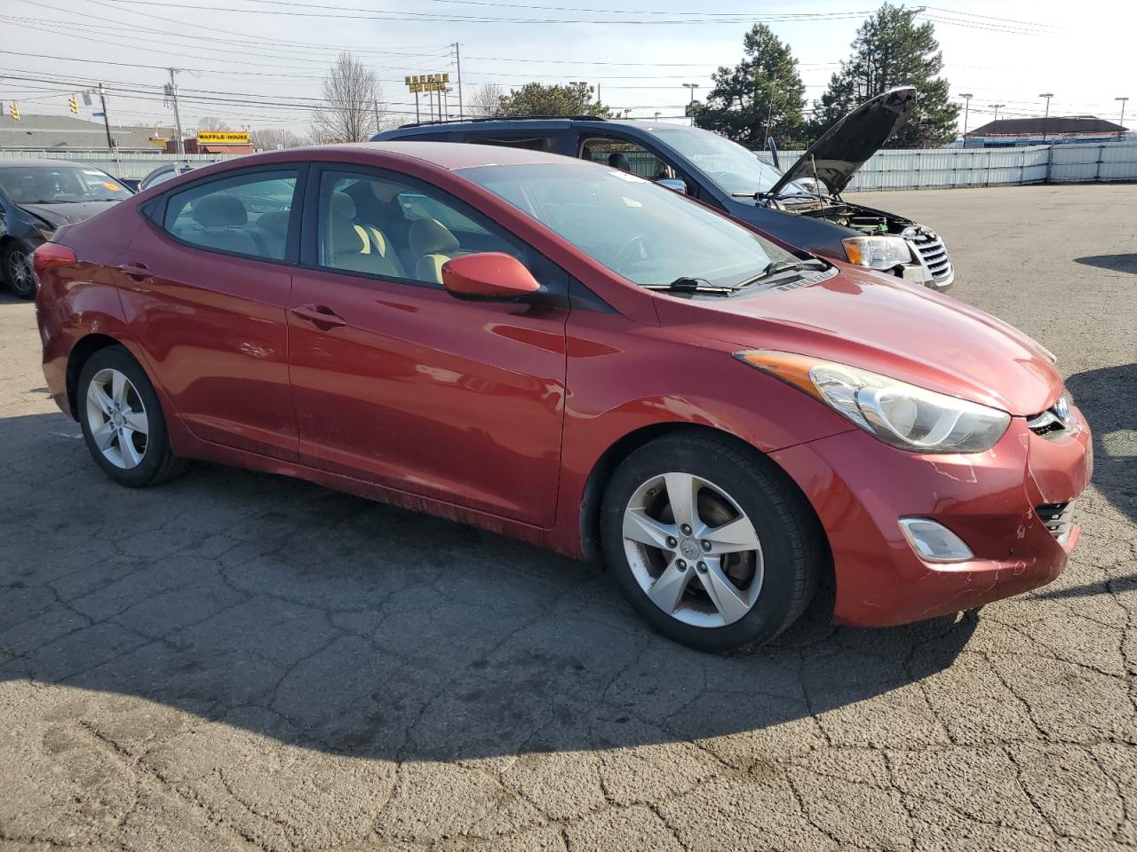 2013 Hyundai Elantra Gls VIN: 5NPDH4AE0DH224986 Lot: 48313285