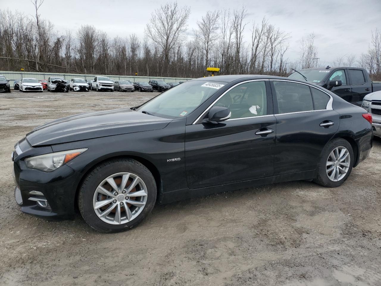 2014 Infiniti Q50 Hybrid Premium VIN: JN1AV7ARXEM701420 Lot: 48456835