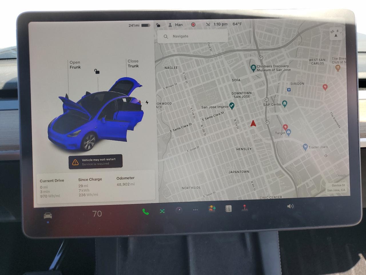 2021 Tesla Model Y VIN: 5YJYGDEEXMF274095 Lot: 48434945