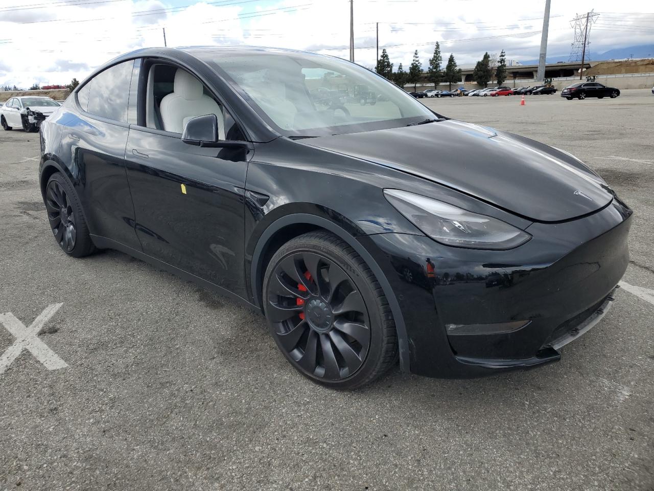 2022 Tesla Model Y VIN: 7SAYGDEF4NF389207 Lot: 45863425