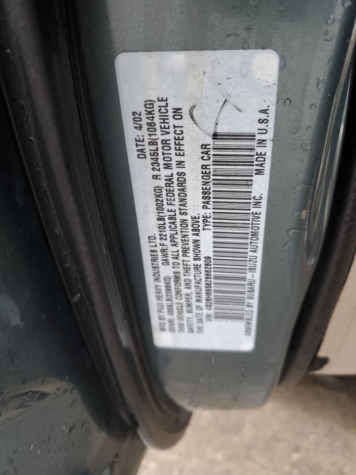 4S3BH665826662609 2002 Subaru Legacy Outback