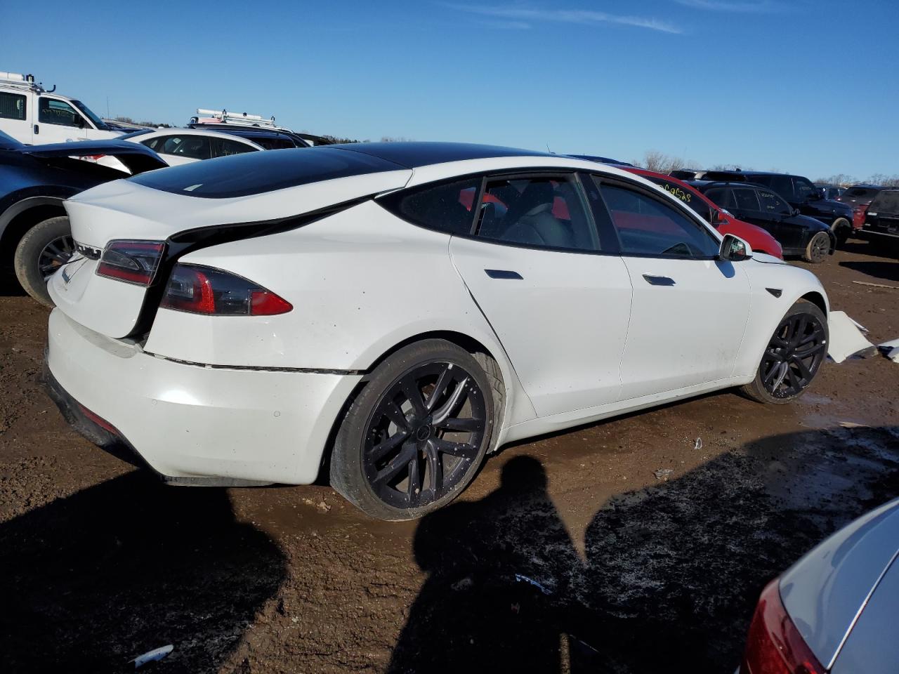 2022 Tesla Model S VIN: 5YJSA1E51NF470627 Lot: 48011095