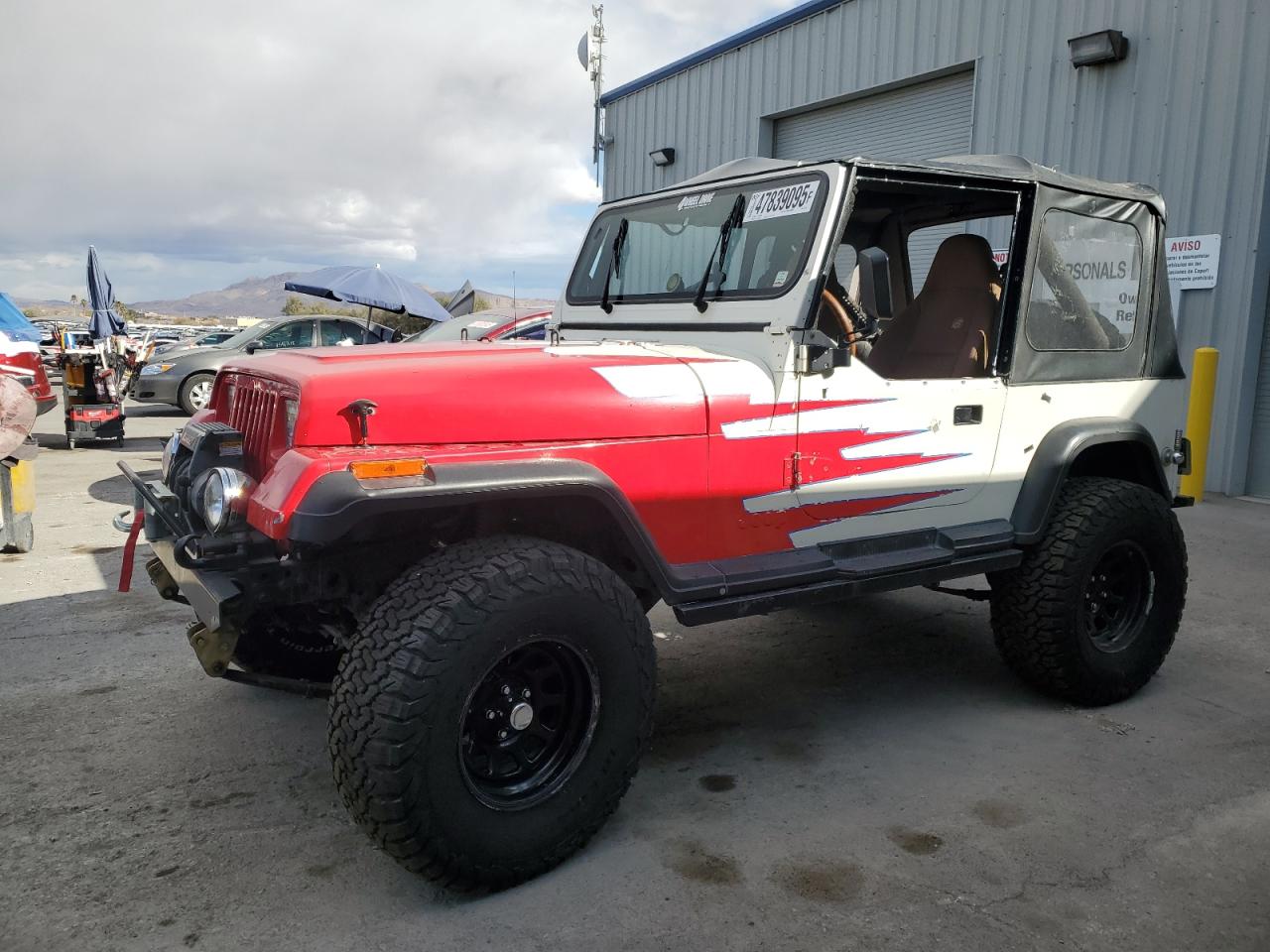 1987 Jeep Wrangler VIN: 2BCCV81J8HB533133 Lot: 47839095