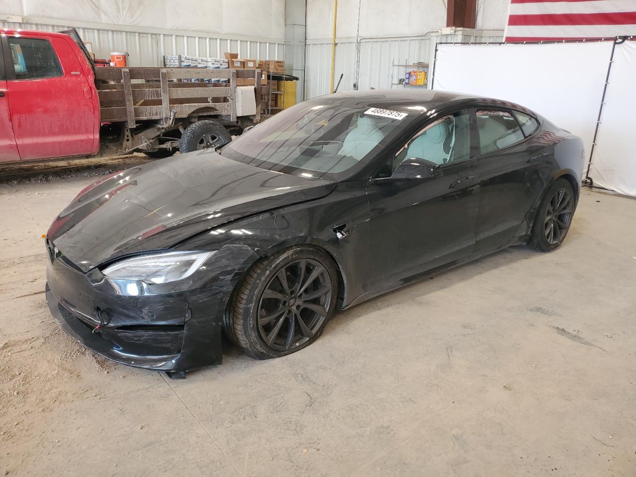 2021 Tesla Model S VIN: 5YJSA1E64MF443848 Lot: 48897875