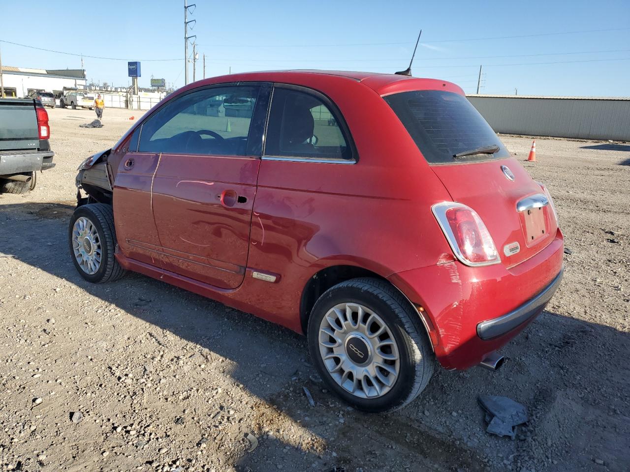 2012 Fiat 500 Lounge VIN: 3C3CFFCR8CT117989 Lot: 48522935