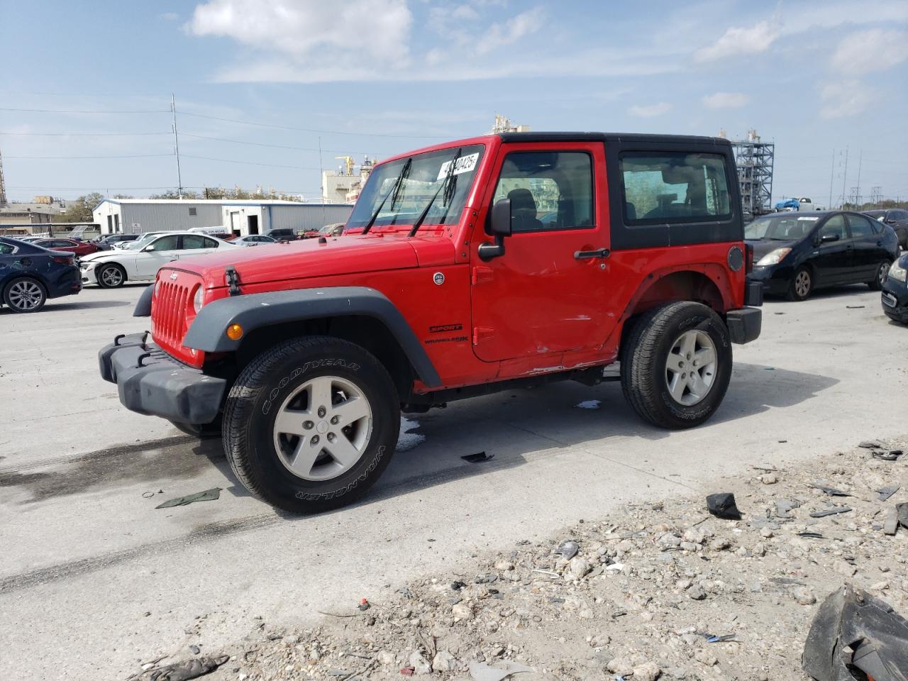 2018 Jeep Wrangler Sport VIN: 1C4GJWAG2JL922408 Lot: 49140425