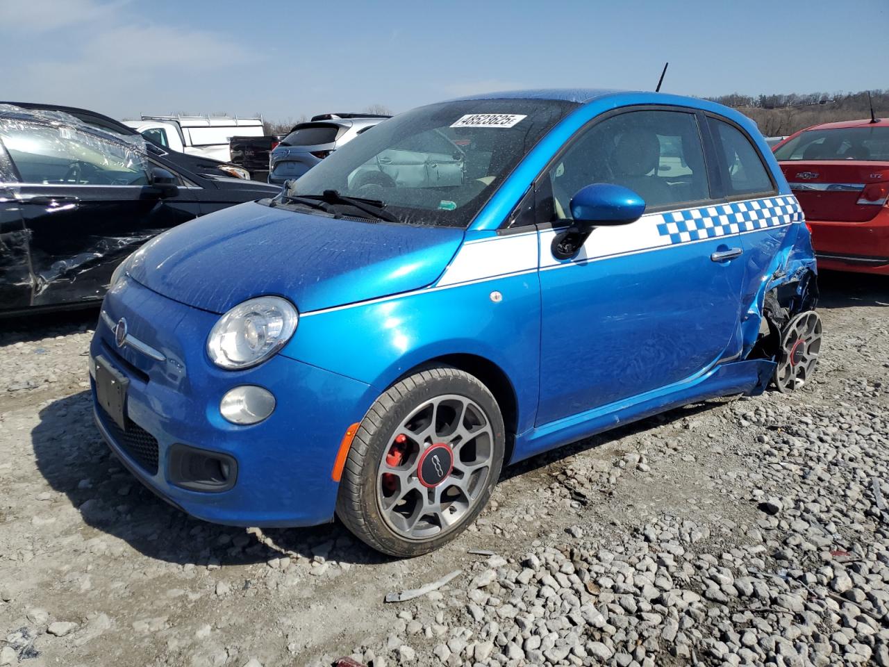 2015 Fiat 500 Sport VIN: 3C3CFFBR3FT560654 Lot: 48523625