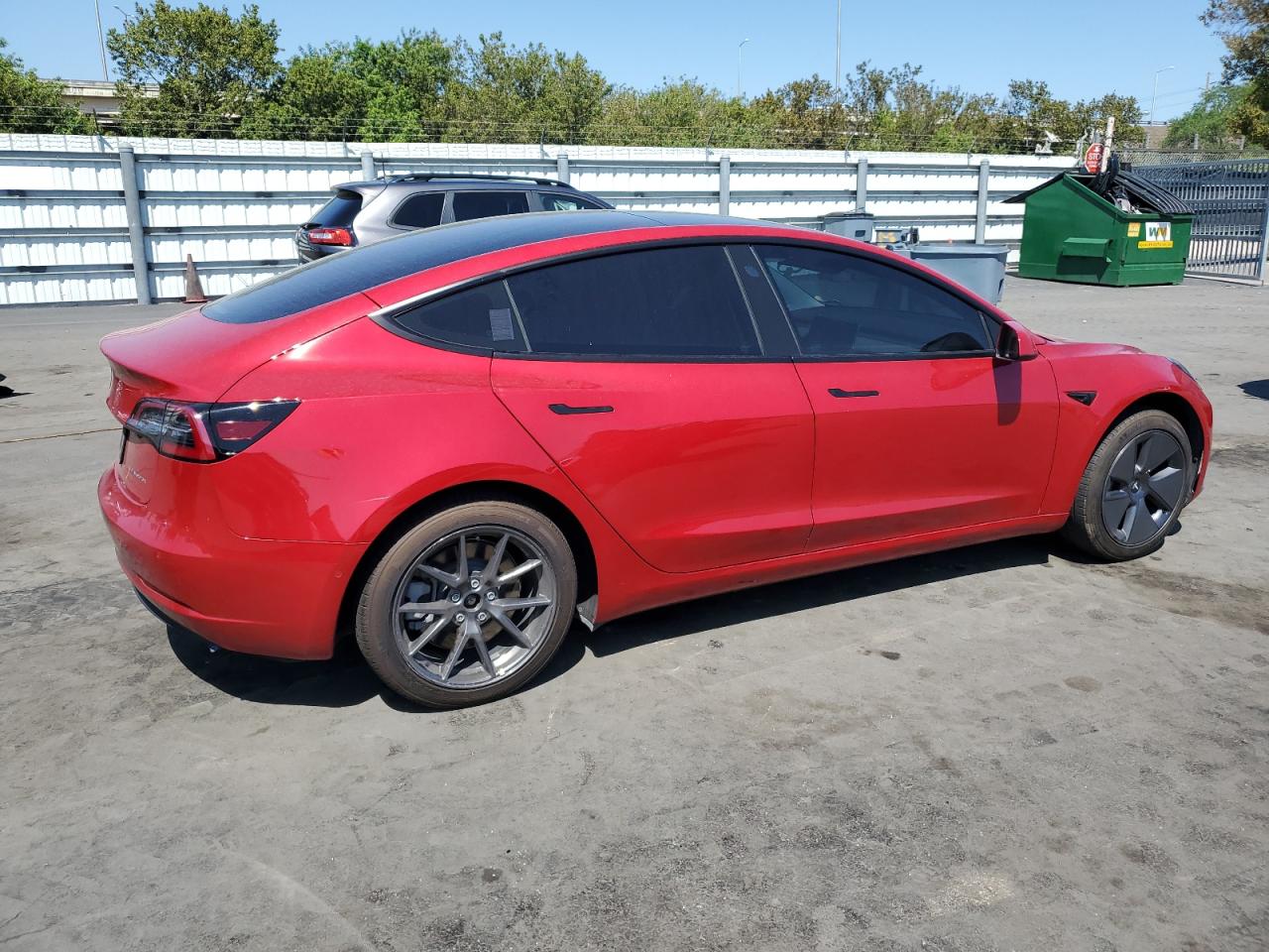 2022 Tesla Model 3 VIN: 5YJ3E1EBXNF124896 Lot: 48884795