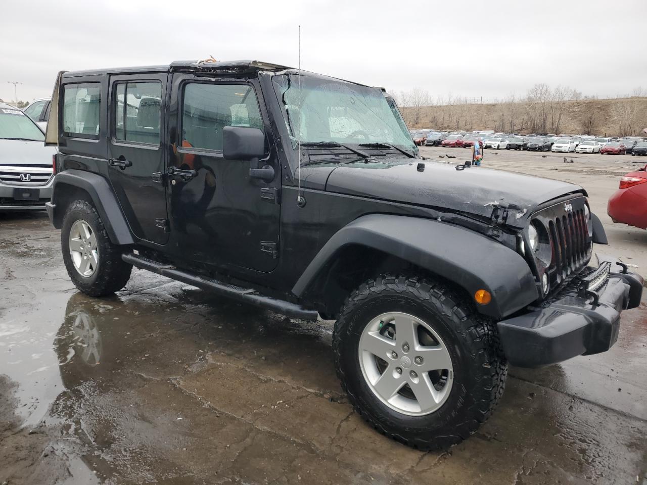 2017 Jeep Wrangler Unlimited Sport VIN: 1C4BJWDG9HL653307 Lot: 47788335