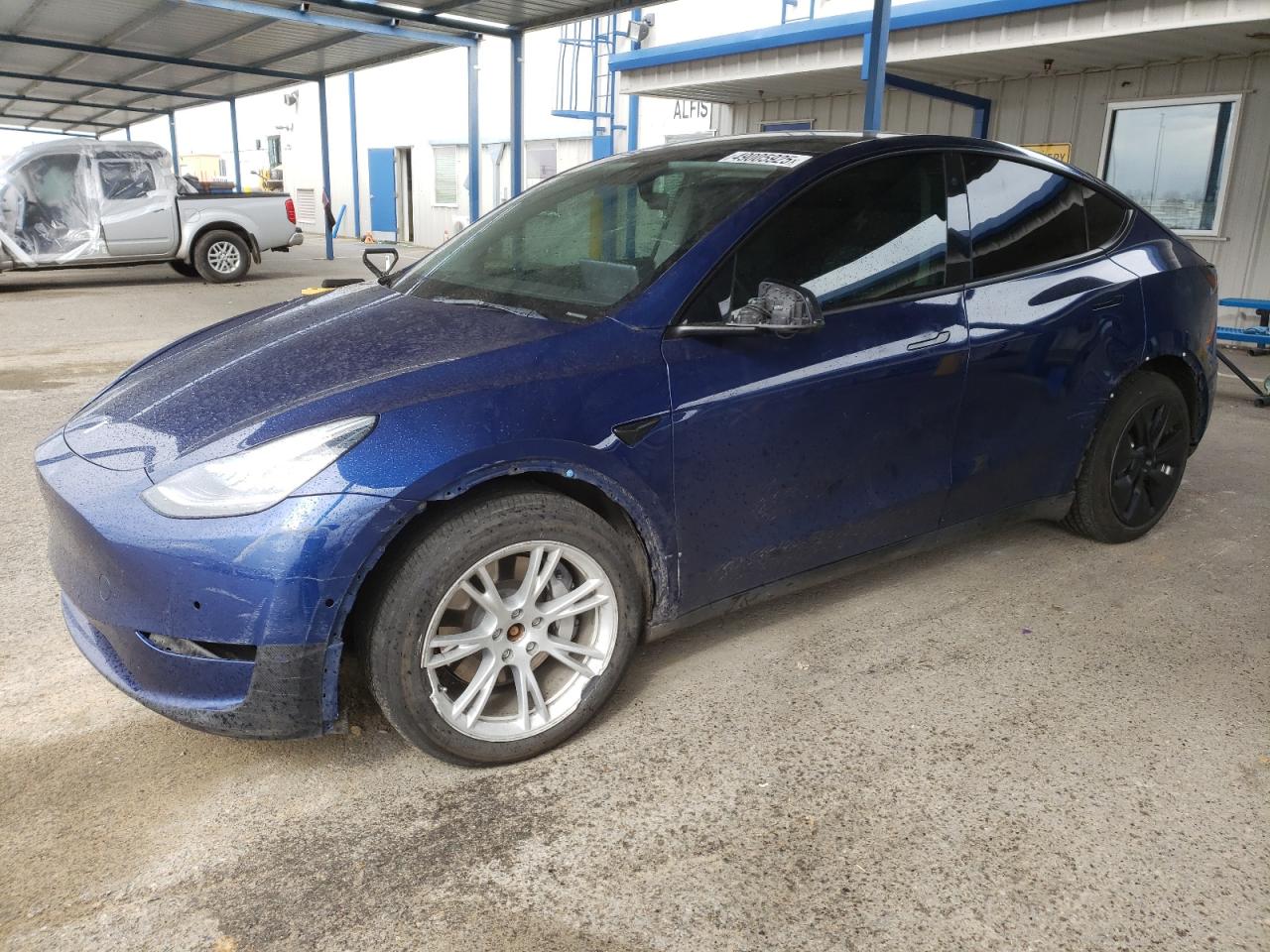 2021 Tesla Model Y VIN: 5YJYGDEE0MF096777 Lot: 49005925