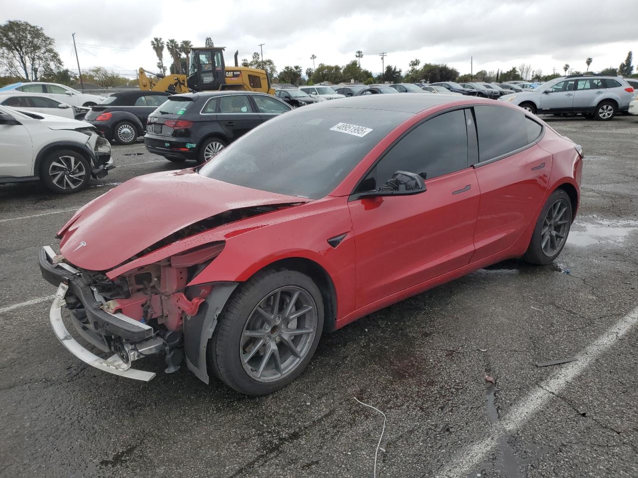 2021 Tesla Model 3 VIN: 5YJ3E1EA9MF873033 Lot: 48951995