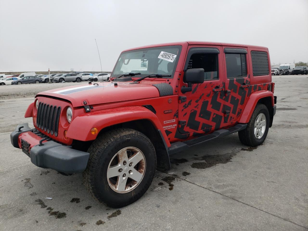 2012 Jeep Wrangler Unlimited Sport VIN: 1C4BJWKGXCL102296 Lot: 48905975