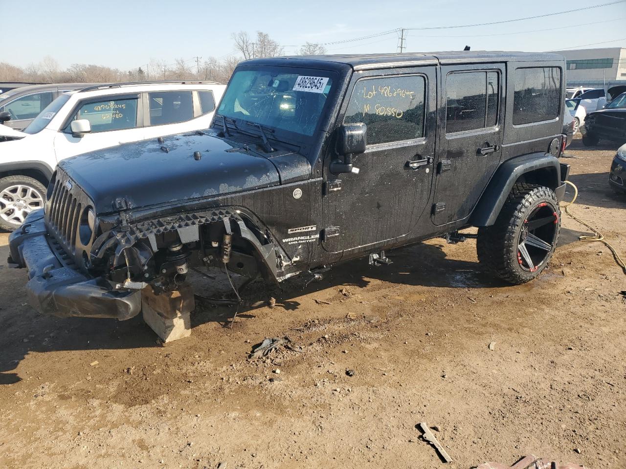 2016 Jeep Wrangler Unlimited Sport VIN: 1C4BJWDG7GL205081 Lot: 48629645