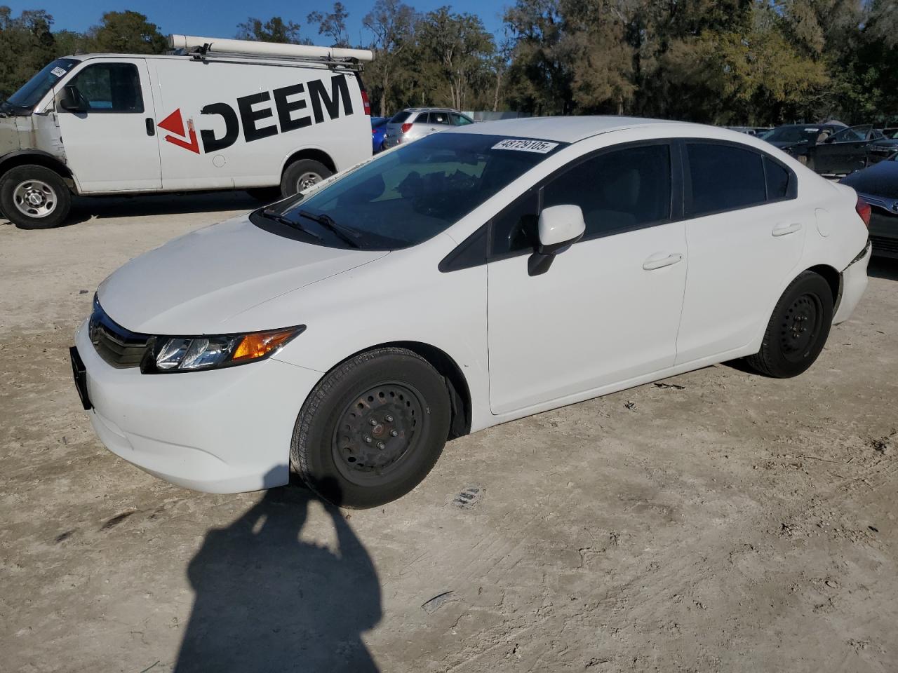 2012 Honda Civic Lx VIN: 19XFB2F56CE378886 Lot: 48729105