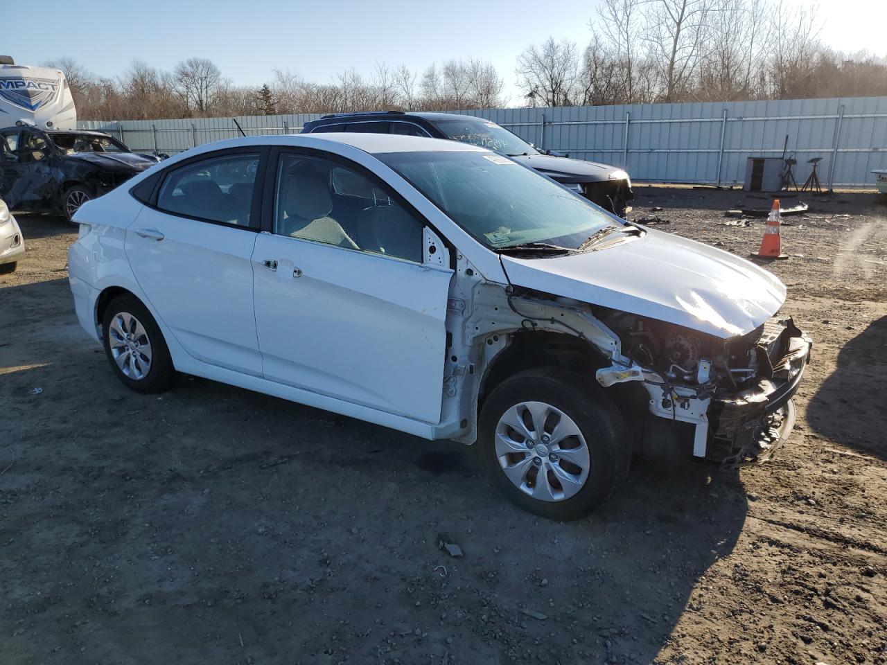 2017 Hyundai Accent Se VIN: KMHCT4AE4HU334019 Lot: 47865825