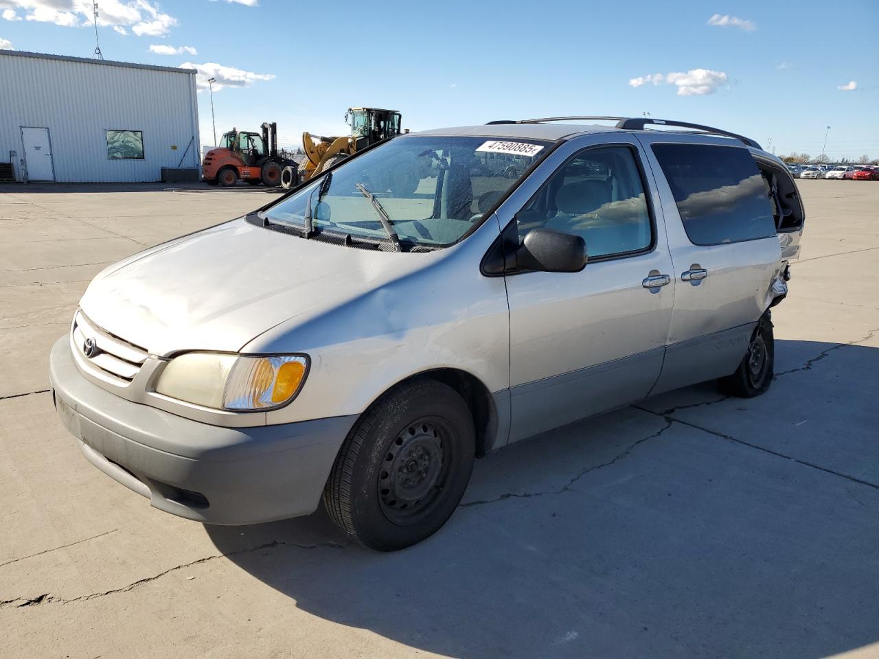 2002 Toyota Sienna Ce VIN: 4T3ZF19C92U429693 Lot: 47590885