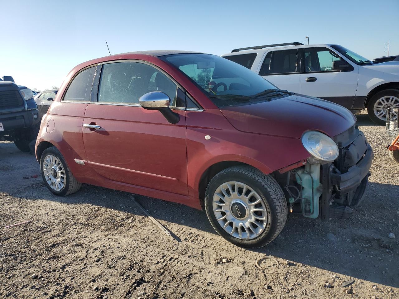 2012 Fiat 500 Lounge VIN: 3C3CFFCR8CT117989 Lot: 48522935