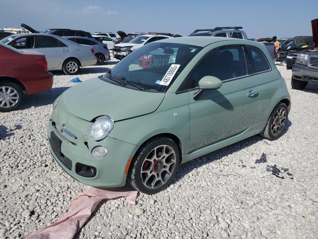 2015 Fiat 500 Sport VIN: 3C3CFFBR3FT579835 Lot: 48778805