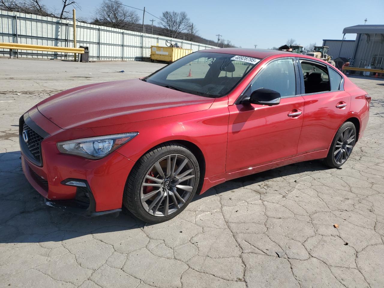 2022 Infiniti Q50 Red Sport 400 VIN: JN1FV7DR8NM390216 Lot: 48928795