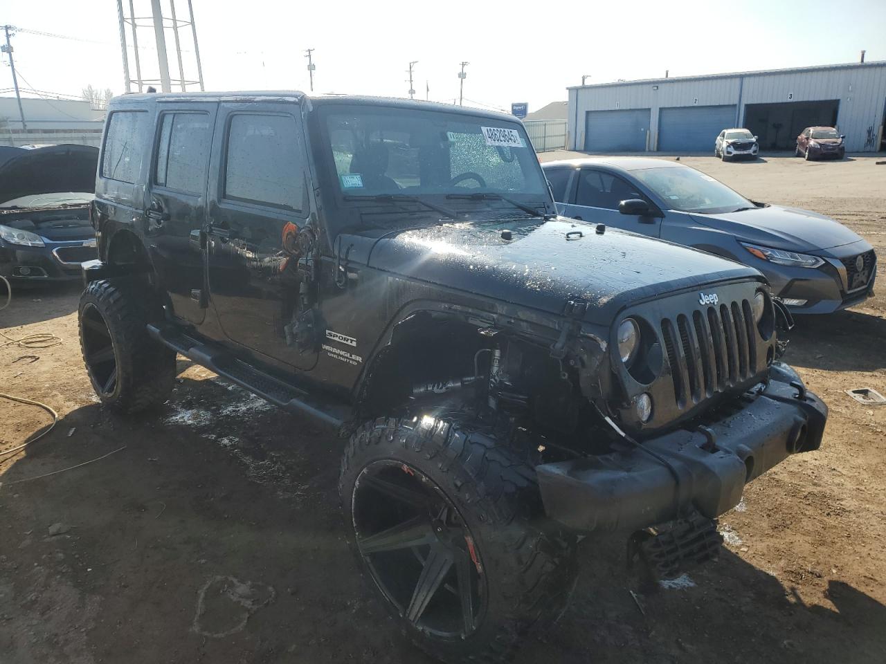 1C4BJWDG7GL205081 2016 Jeep Wrangler Unlimited Sport