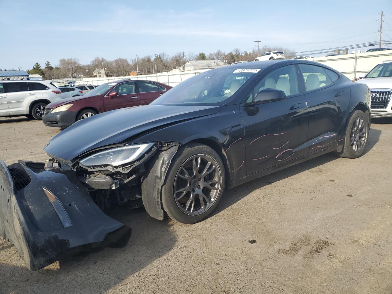 2022 Tesla Model S VIN: 5YJSA1E53NF478857 Lot: 48675015