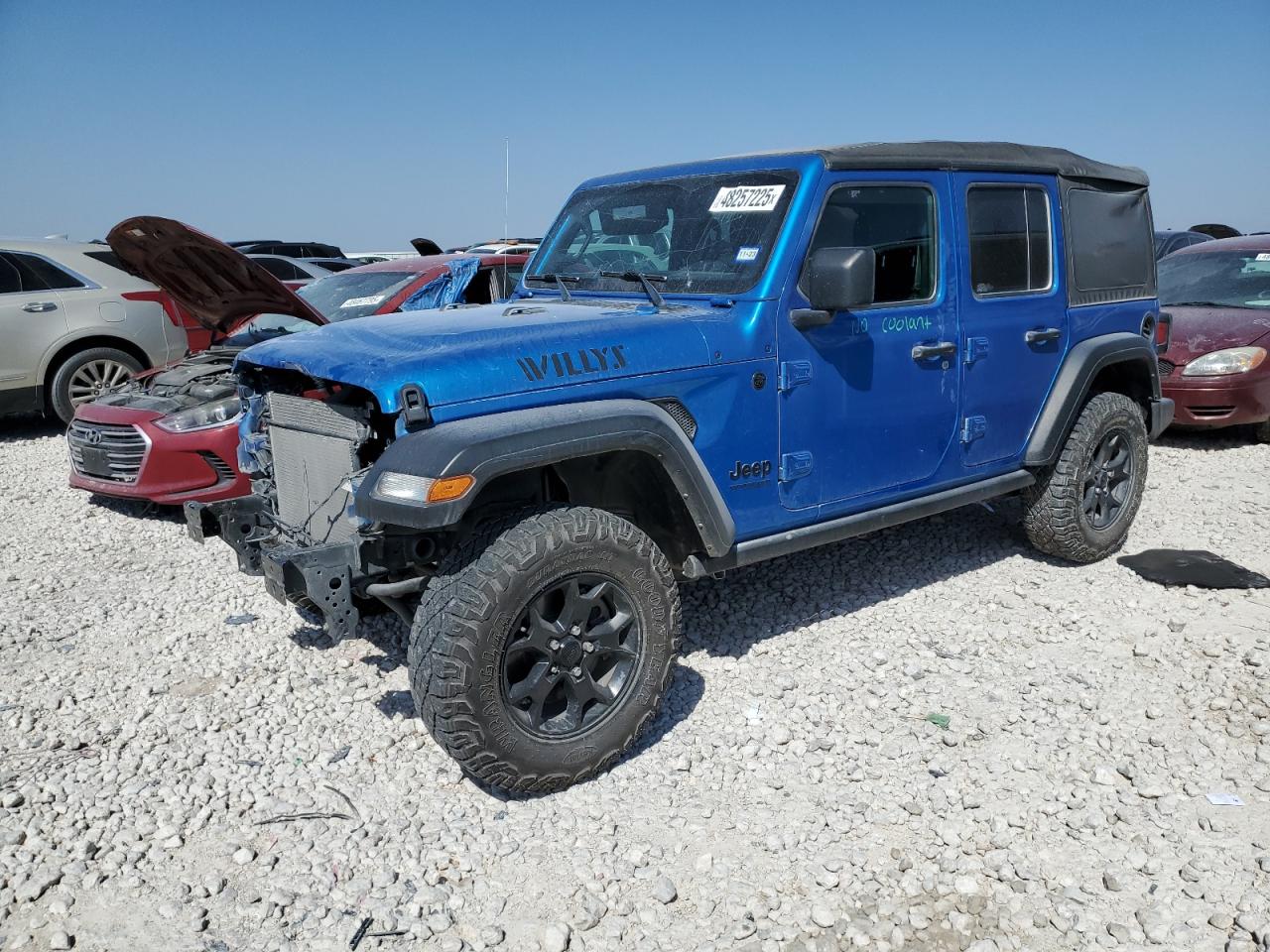 2021 Jeep Wrangler Unlimited Sport VIN: 1C4HJXDN8MW856373 Lot: 48257225