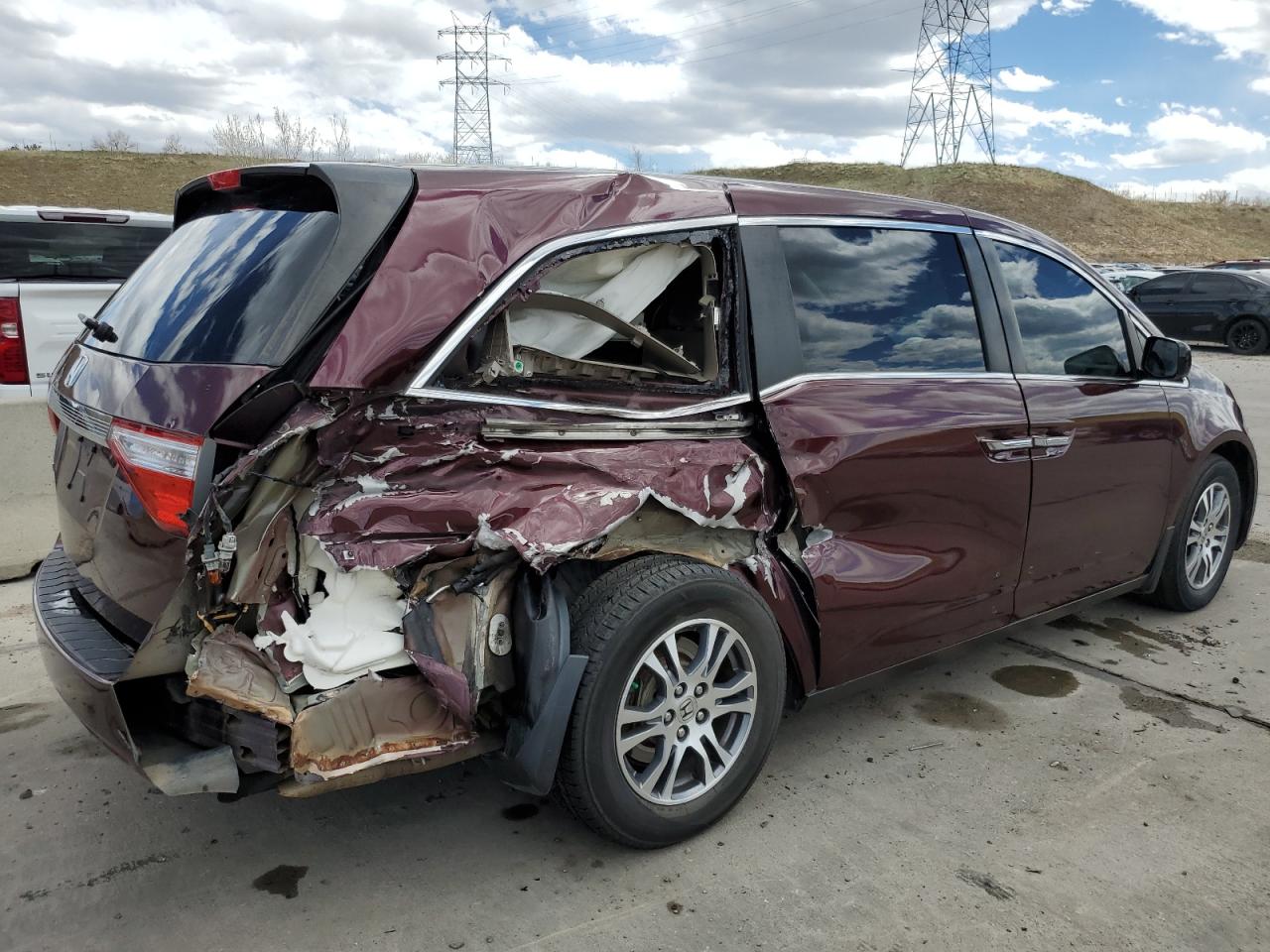 2011 Honda Odyssey Ex VIN: 5FNRL5H43BB086492 Lot: 51354394