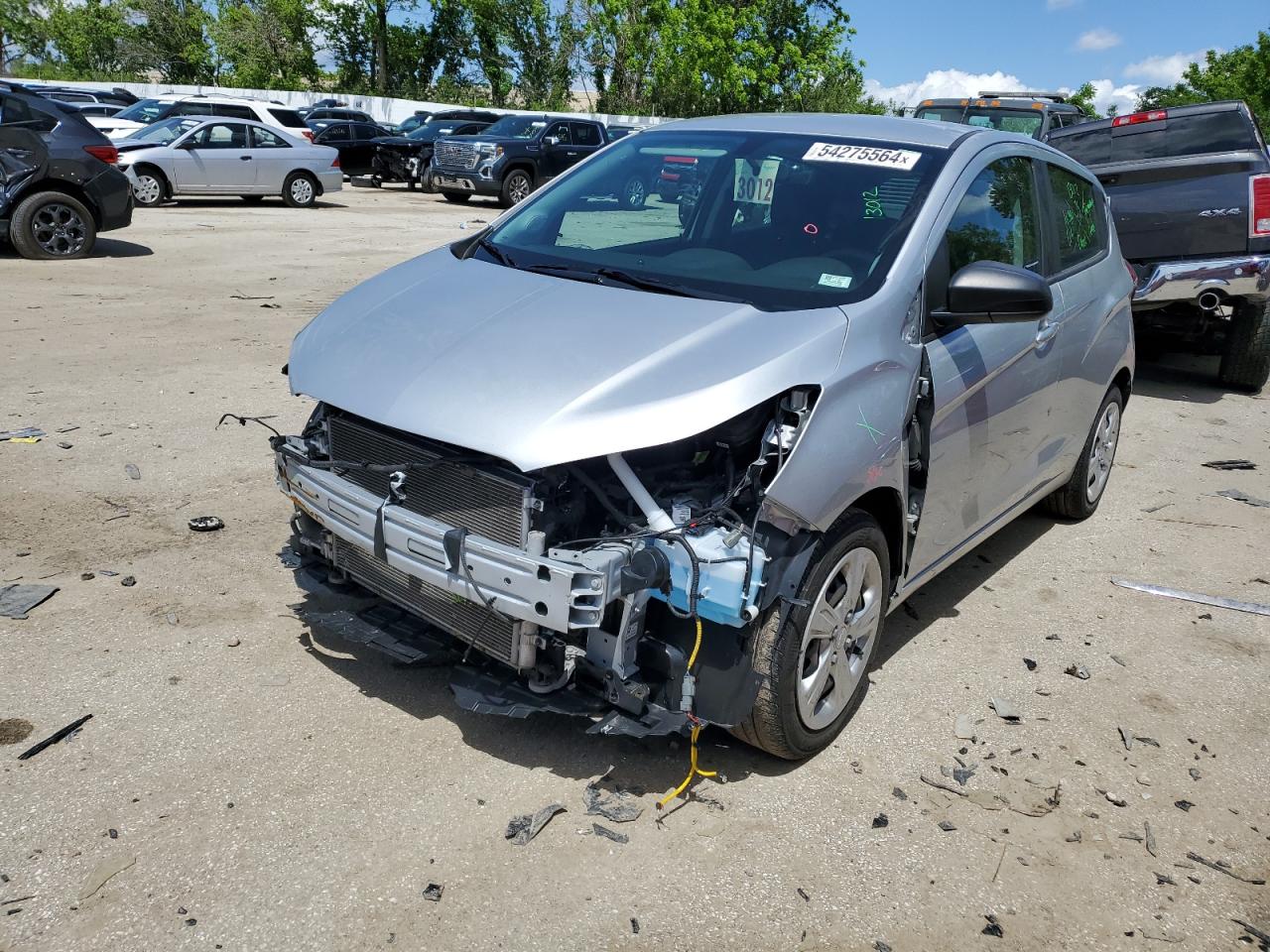 2021 Chevrolet Spark Ls VIN: KL8CB6SA0MC226438 Lot: 54275564