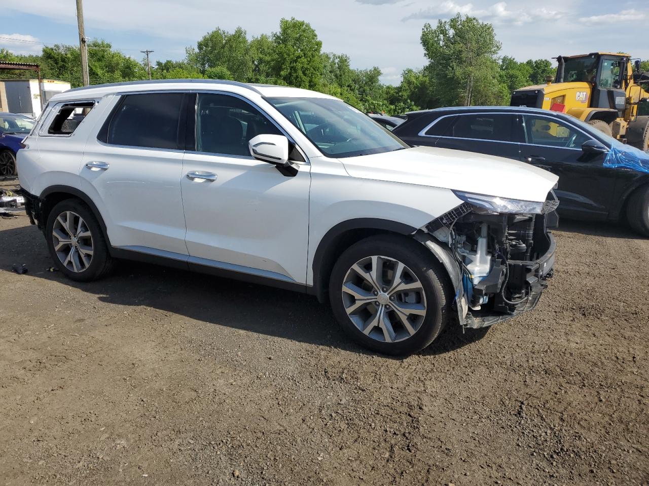 2022 Hyundai Palisade Sel VIN: KM8R44HE2NU347456 Lot: 55855374