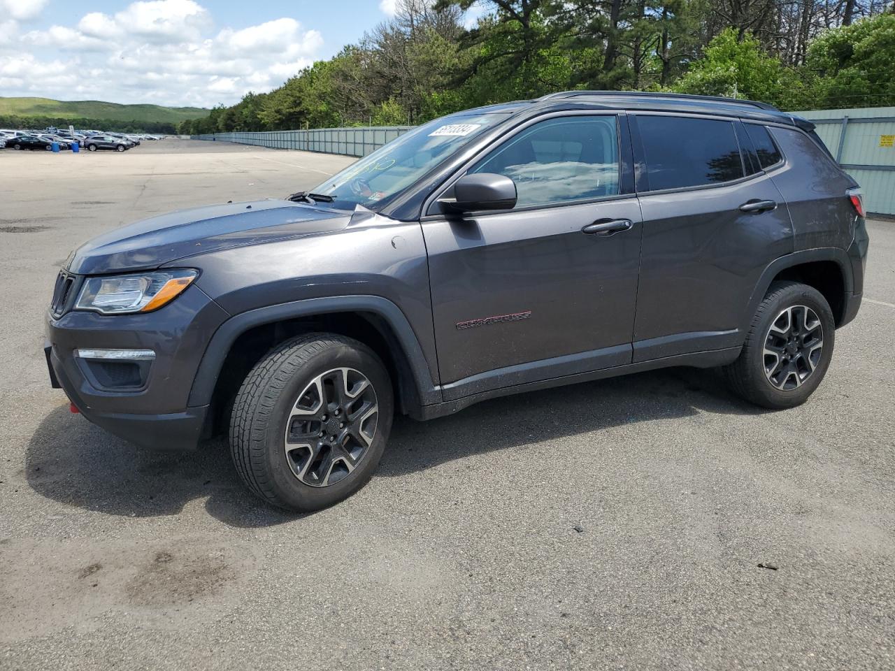 2020 Jeep Compass Trailhawk VIN: 3C4NJDDB1LT189318 Lot: 55113334