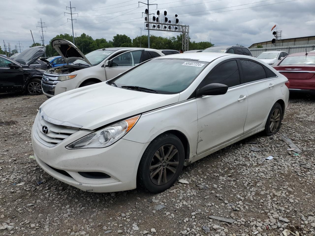 2013 Hyundai Sonata Gls VIN: 5NPEB4AC7DH677393 Lot: 58407724