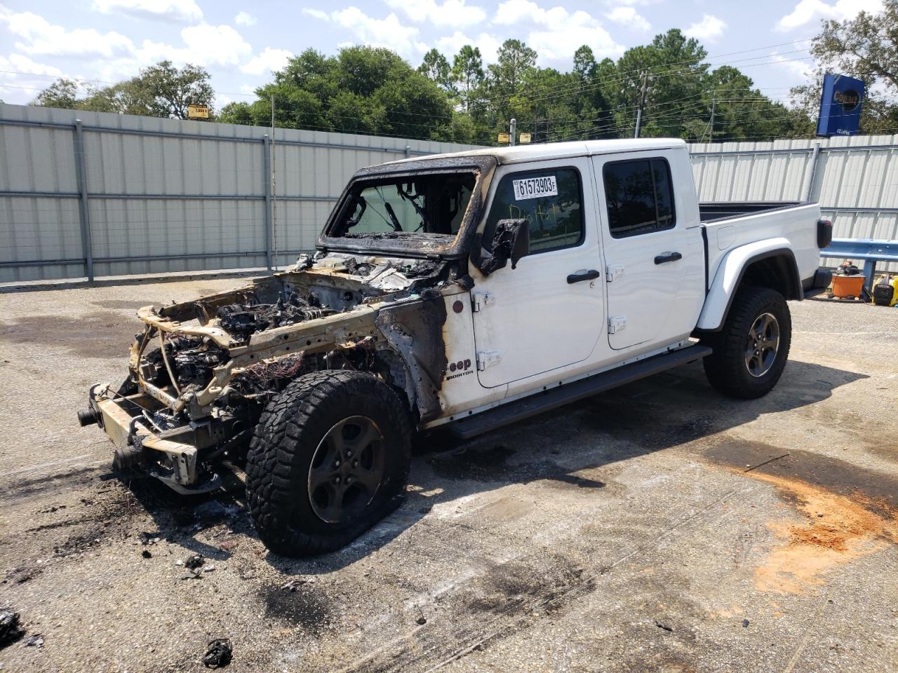 2022 Jeep Gladiator Rubicon VIN: 1C6JJTBG8NL172173 Lot: 61573903